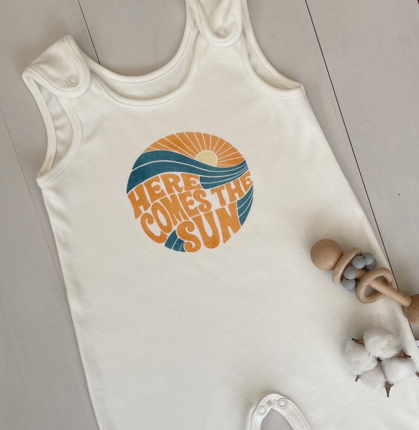 Here Comes The Sun Retro Romper