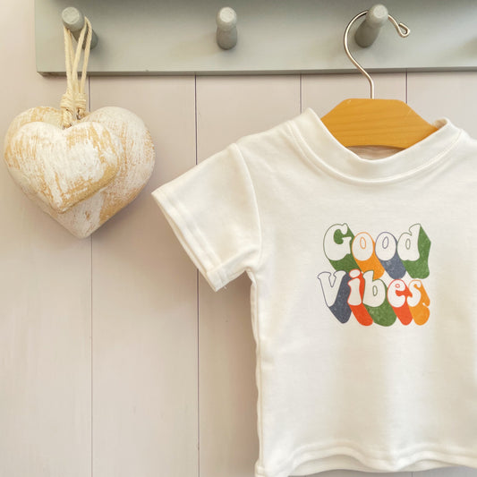 organic cotton white t-shirt for toddler. new born baby gift. baby shower gift. 1st birthday gift